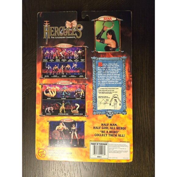 Hercules Xena 2 The Warrior Princess Legendary Journey Action Figure Toy Biz - Picture 2 of 2